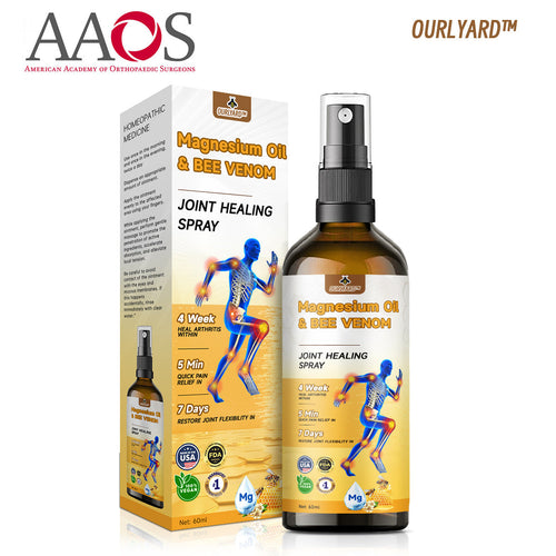 ✅Official Store: Ourlyard™ Magnesium Oil & Bee Venom Joint Healing Spray👨‍⚕️USA Osteopathic Medical Association （AAOS）Approved