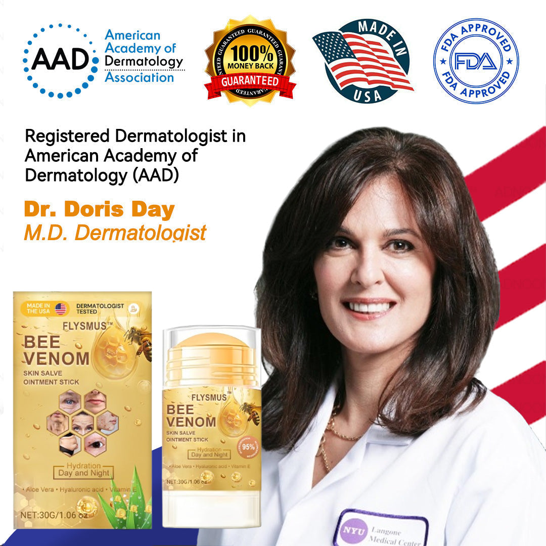 ❤️💞Flysmus™ Bee Venom Skin Salve Ointment Stick 𝐔𝐒 𝐃𝐞𝐫𝐦𝐚𝐭𝐨𝐥𝐨𝐠𝐢𝐬𝐭 𝐀𝐩𝐩𝐫𝐨𝐯𝐞𝐝(💞💞𝐀𝐀𝐃 𝐑𝐄𝐂𝐎𝐌𝐌𝐄𝐍𝐃𝐒)