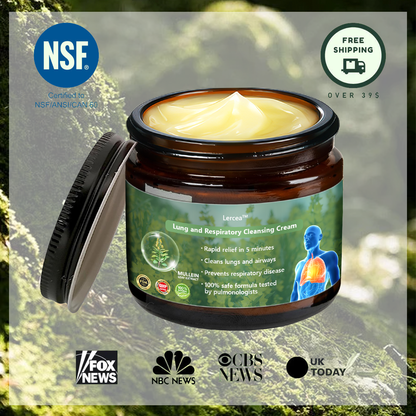 👑Official Store:Lercea™ 👑Mullein Clear Lung Repair Cream - endorsed by the British Thoracic Society to support lung health🎉🎉