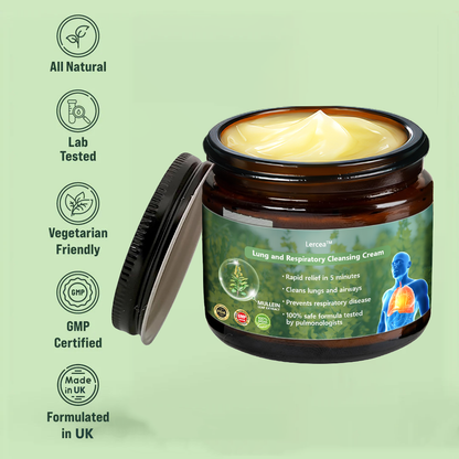 👑Official Store:Lercea™ 👑Mullein Clear Lung Repair Cream - endorsed by the British Thoracic Society to support lung health🎉🎉