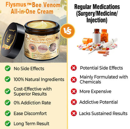 [Official Brand Store] ✨Flysmus™ Bee Venom All-in-One Cream USA Dermatologist Approved (👩‍⚕️FDA Recommended)