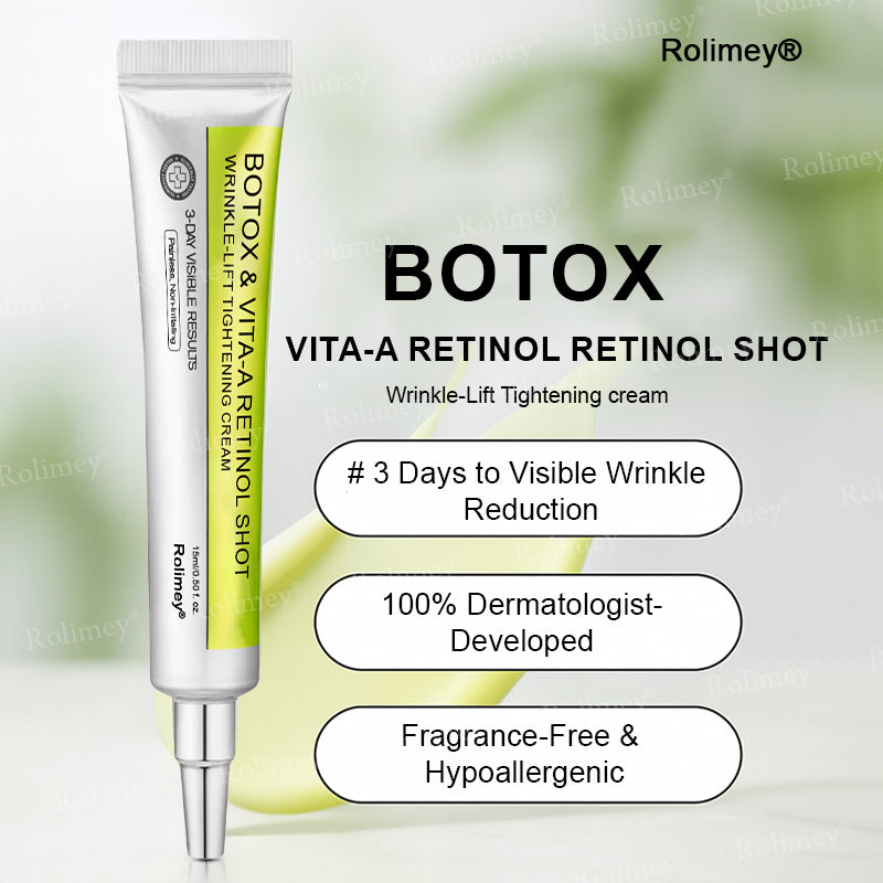 🔥Made and shipped from the CA 💫Rolimey® Botox & Vita-A Retinol Shot Wrinkle-Lift Tightening cream - Last Day Promotion 70% OFF