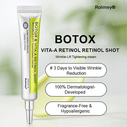 🔥Made and shipped from the CA 💫Rolimey® Botox & Vita-A Retinol Shot Wrinkle-Lift Tightening cream - Last Day Promotion 70% OFF