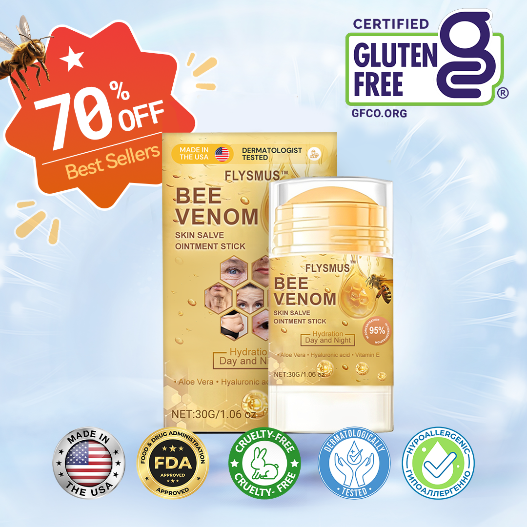 ❤️💞Flysmus™ Bee Venom Skin Salve Ointment Stick 𝐔𝐒 𝐃𝐞𝐫𝐦𝐚𝐭𝐨𝐥𝐨𝐠𝐢𝐬𝐭 𝐀𝐩𝐩𝐫𝐨𝐯𝐞𝐝(💞💞𝐀𝐀𝐃 𝐑𝐄𝐂𝐎𝐌𝐌𝐄𝐍𝐃𝐒)