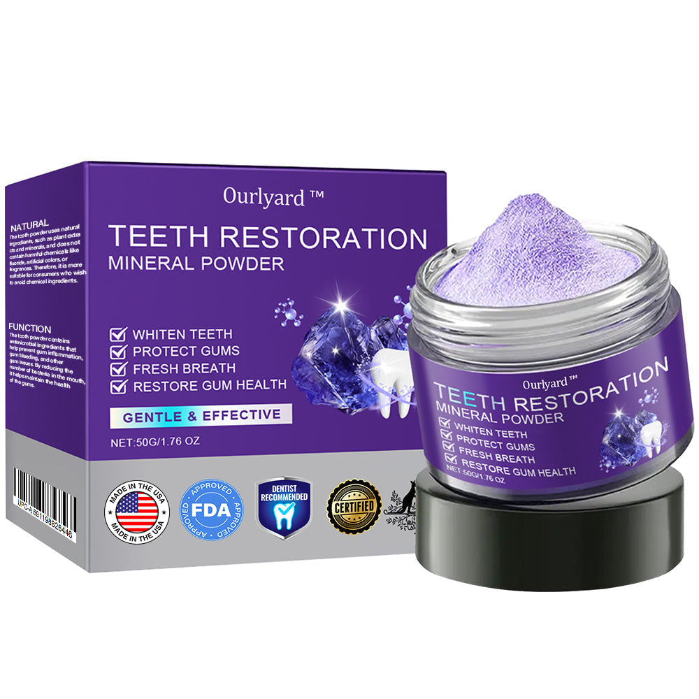 Official Store | ✨Ourlyard™ Tooth Health Mineral Powder - ✅FDA-Approved
