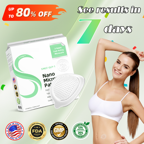 👩‍⚕️Croaie™ SMGT-GLP-1 Nano Microneedle Patch✨（Painless, long-lasting, addressing diabetes, obesity, and cardiovascular diseases）