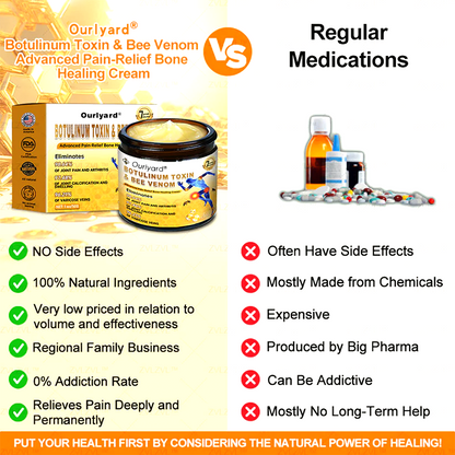 ❄️❄️🍧 Ourlyard® Botulinum Toxin & Bee Venom Pain Relief & Bone Healing Dual Action Soothing Cream (AAOS Recommended)
