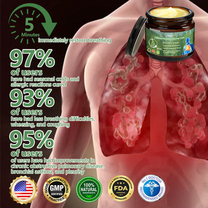 👑Official Store:Lercea™ 👑Mullein Clear Lung Repair Cream - endorsed by the British Thoracic Society to support lung health🎉🎉