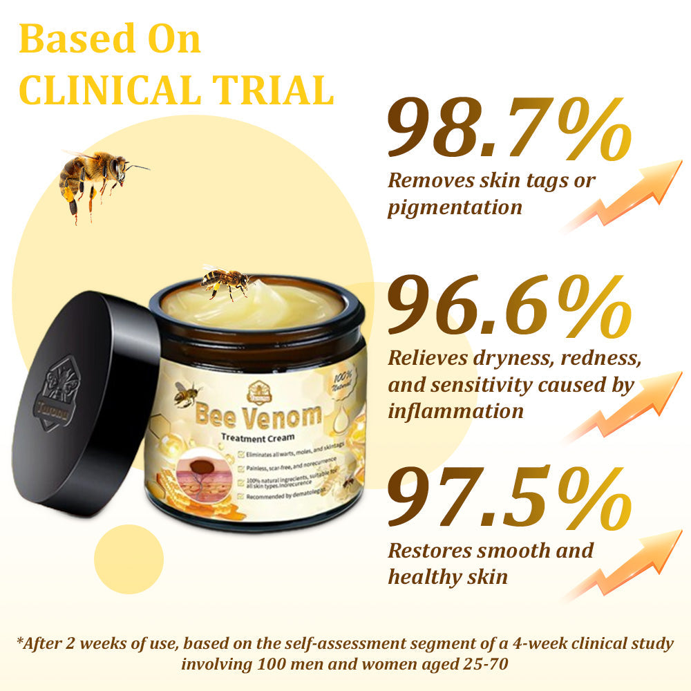 🌟👍Official Store: Flysmus™ Bee Venom Skin Treatment Cream👨‍⚕️American Academy of Dermatology (AAD) Approved.