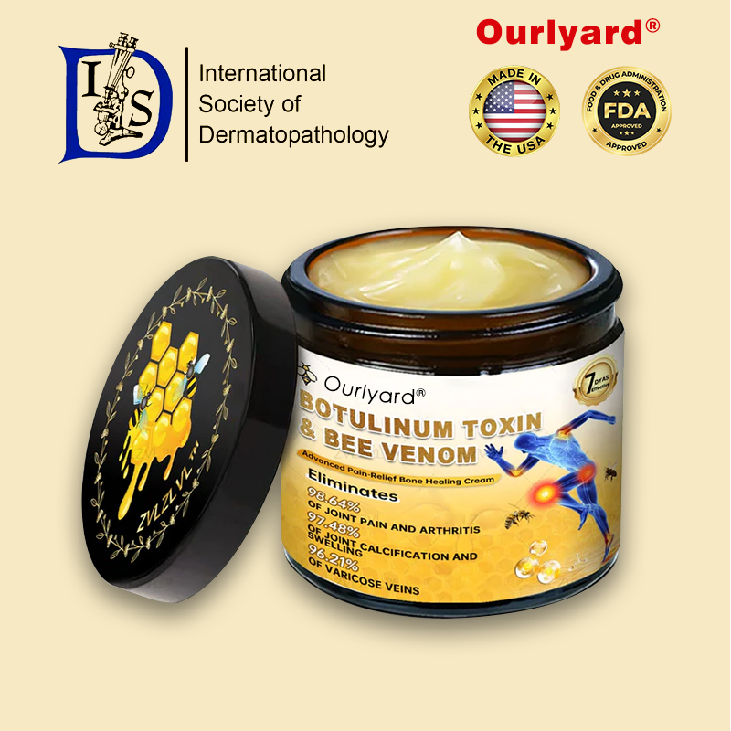 ❄️❄️🍧 Ourlyard® Botulinum Toxin & Bee Venom Pain Relief & Bone Healing Dual Action Soothing Cream (AAOS Recommended)