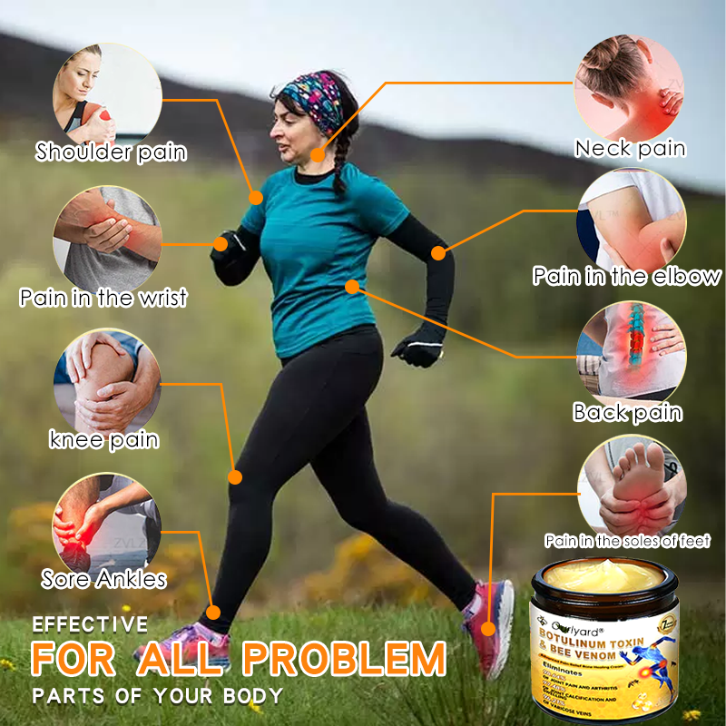 ❄️❄️🍧 Ourlyard® Botulinum Toxin & Bee Venom Pain Relief & Bone Healing Dual Action Soothing Cream (AAOS Recommended)
