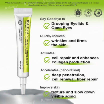🔥Made and shipped from the CA 💫Rolimey® Botox & Vita-A Retinol Shot Wrinkle-Lift Tightening cream - Last Day Promotion 70% OFF