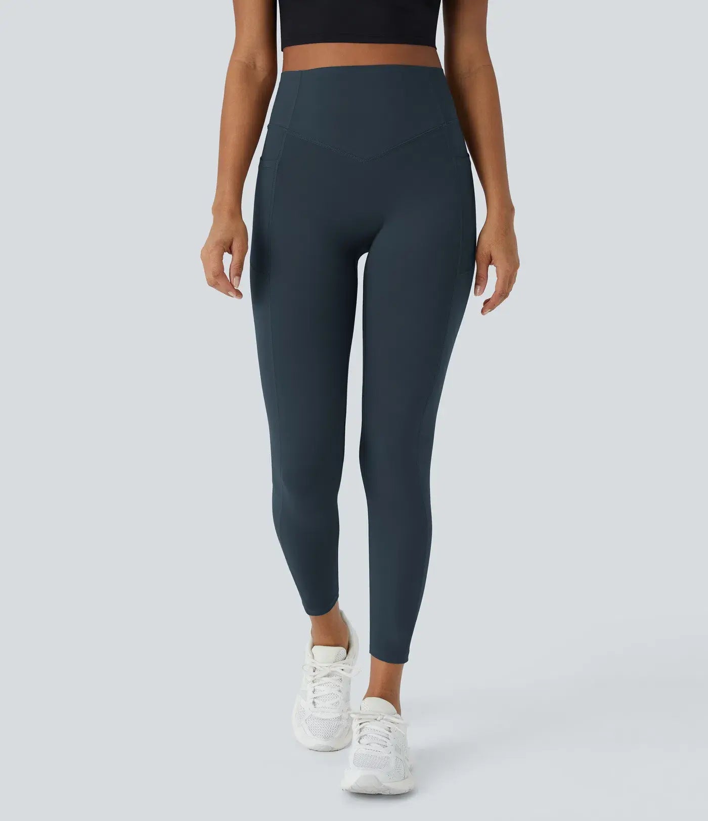 Halara SoCinched High Waisted Butt Lifting Tummy Control Side Pocket Shaping Training UltraSculpt Leggings