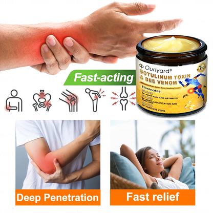 ❄️❄️🍧 Ourlyard® Botulinum Toxin & Bee Venom Pain Relief & Bone Healing Dual Action Soothing Cream (AAOS Recommended)