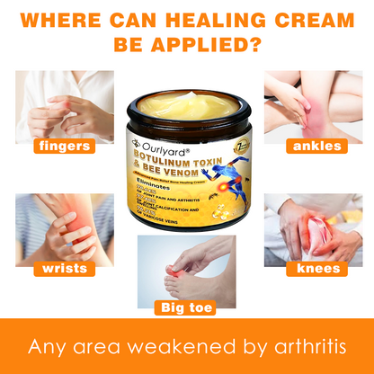 ❄️❄️🍧 Ourlyard® Botulinum Toxin & Bee Venom Pain Relief & Bone Healing Dual Action Soothing Cream (AAOS Recommended)