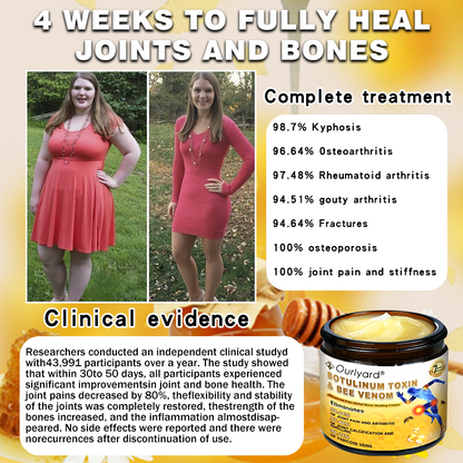 ❄️❄️🍧 Ourlyard® Botulinum Toxin & Bee Venom Pain Relief & Bone Healing Dual Action Soothing Cream (AAOS Recommended)