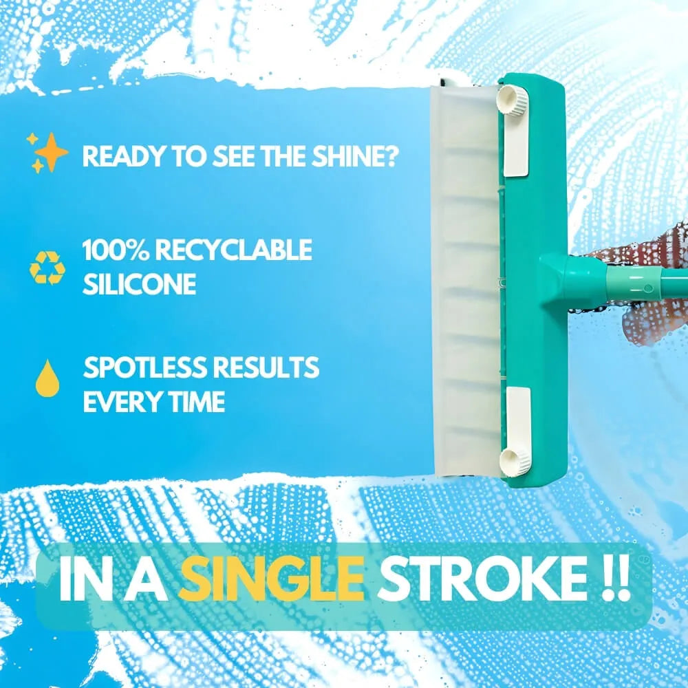 Ourlyard® Recyclable Silicone Window Squeegee Kit