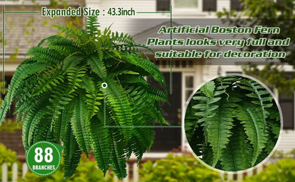 【Official USA Store】Last Day 80% OFF UV Resistant Lifelike Artificial Boston Fern✨