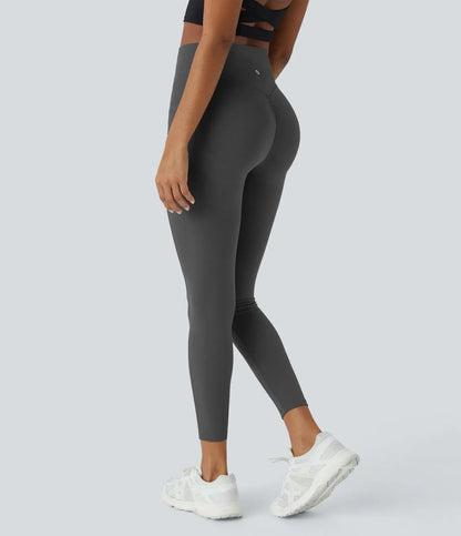 Halara SoCinched High Waisted Butt Lifting Tummy Control Side Pocket Shaping Training UltraSculpt Leggings